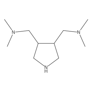 1,1'-((3S,4S)-Pyrrolidine-3,4-diyl)bis(N,N-dimethylmethanamine) Structure