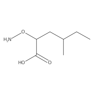 2-(Aminooxy)-4-methylhexanoic acid Structure