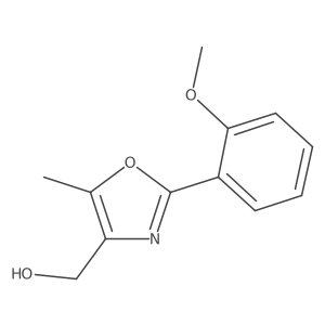 (2-(2-Methoxyphenyl)-5-methyloxazol-4-yl)methanol结构式