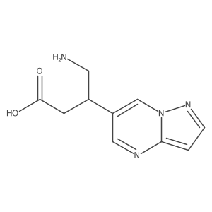 4-Amino-3-{pyrazolo[1,5-a]pyrimidin-6-yl}butanoic acid Structure