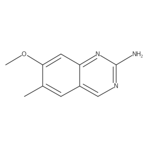 7-Methoxy-6-methylquinazolin-2-amine Structure