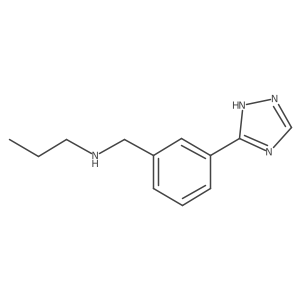 propyl({[3-(1H-1,2,4-triazol-3-yl)phenyl]methyl})amine结构式