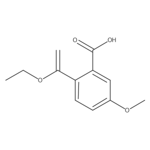 2-(1-Ethoxyethenyl)-5-methoxybenzoic acid Structure