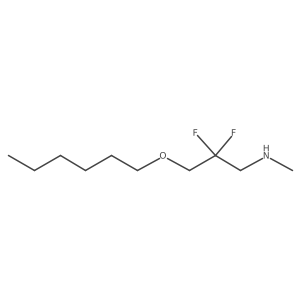 [2,2-Difluoro-3-(hexyloxy)propyl](methyl)amine Structure