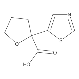 2-(1,3-Thiazol-5-yl)oxolane-2-carboxylic acid Structure