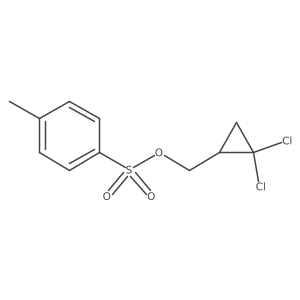 (2,2-Dichlorocyclopropyl)methyl 4-methylbenzene-1-sulfonate Structure
