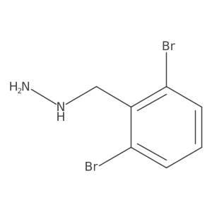 [(2,6-Dibromophenyl)methyl]hydrazine Structure