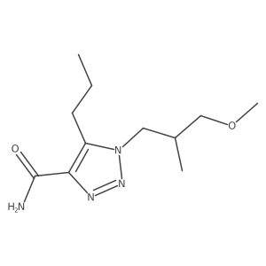 1-(3-methoxy-2-methylpropyl)-5-propyl-1H-1,2,3-triazole-4-carboxamide Structure