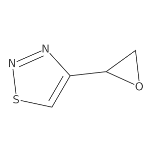 4-[(2S)-oxiran-2-yl]-1,2,3-thiadiazole结构式