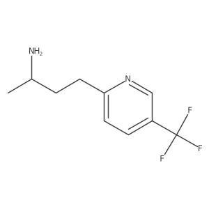 (2S)-4-[5-(trifluoromethyl)pyridin-2-yl]butan-2-amine结构式