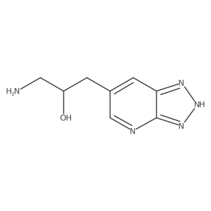 1-amino-3-{3H-[1,2,3]triazolo[4,5-b]pyridin-6-yl}propan-2-ol Structure