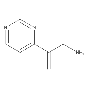 2-(Pyrimidin-4-yl)prop-2-en-1-amine Structure
