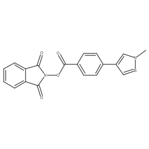 1,3-dioxo-2,3-dihydro-1H-isoindol-2-yl 4-(1-methyl-1H-pyrazol-4-yl)benzoate Structure