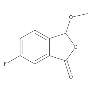 6-Fluoro-3-methoxy-3H-2-benzofuran-1-one Structure