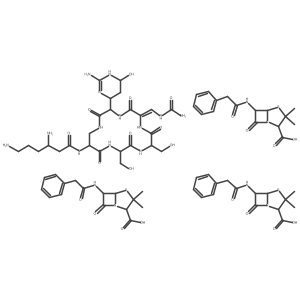 Viomycin benzylpenicillinate结构式