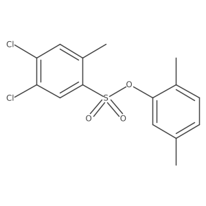 2,5-Dimethylphenyl 4,5-dichloro-2-methylbenzene-1-sulfonate Structure
