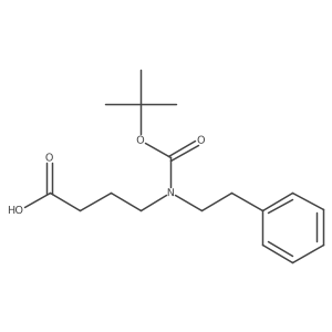 4-{[(Tert-butoxy)carbonyl](2-phenylethyl)amino}butanoic acid结构式