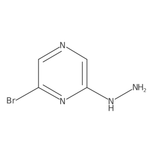 2-Bromo-6-hydrazinylpyrazine Structure