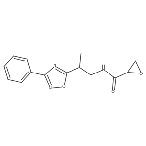 N-[2-(3-Phenyl-1,2,4-oxadiazol-5-yl)propyl]oxirane-2-carboxamide Structure