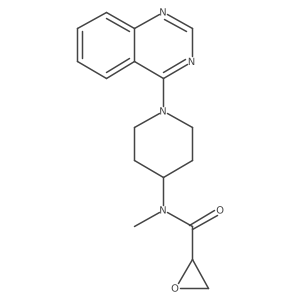 N-Methyl-N-(1-quinazolin-4-ylpiperidin-4-yl)oxirane-2-carboxamide Structure