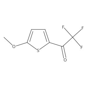 2,2,2-Trifluoro-1-(5-methoxythiophen-2-yl)ethanone Structure