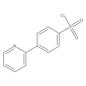 4-(Pyridin-2-yl)benzenesulfonyl chloride Structure