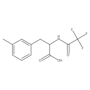 (2S)-3-(m-tolyl)-2-[(2,2,2-trifluoroacetyl)amino]propanoic acid Structure