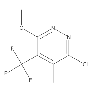 3-Chloro-6-methoxy-4-methyl-5-(trifluoromethyl)pyridazine Structure