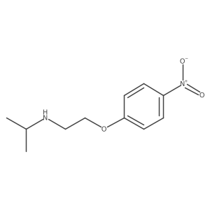 N-isopropyl-2-(p-nitrophenoxy)ethylamine结构式