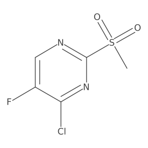 4-Chloro-5-fluoro-2-(methylsulfonyl)pyrimidine结构式