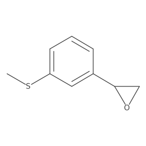 2-[3-(Methylsulfanyl)phenyl]oxirane结构式