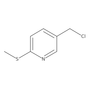 5-(Chloromethyl)-2-(methylthio)pyridine Structure
