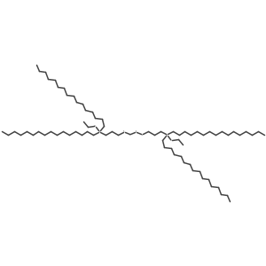 4,4,15,15-Tetrahexadecyl-3,16-dioxa-8,9,10,11-tetrathia-4,15-disilaoctadecane结构式