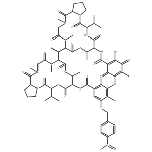 7-((4-Nitrophenyl)methoxy)actinomycin D Structure
