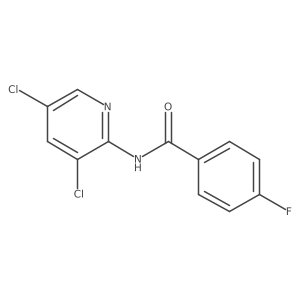 Benzamide,n-(3,5-dichloro-2-pyridinyl)-4-fluoro- Structure