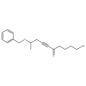 (9S)-9-(Benzyloxy)-1-hydroxydec-6-YN-5-one结构式