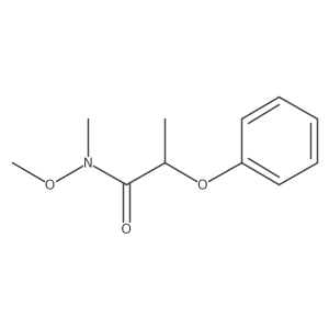 N-methoxy-N-methyl-2-phenoxypropanamide Structure