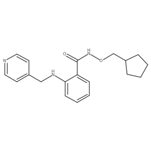 N-(Cyclopentylmethoxy)-2-[(4-pyridinylmethyl)amino]benzamide结构式