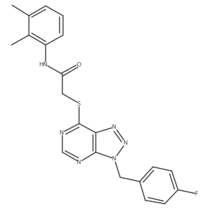 N-(2,3-dimethylphenyl)-2-((3-(4-fluorobenzyl)-3H-[1,2,3]triazolo[4,5-d]pyrimidin-7-yl)thio)acetamide Structure