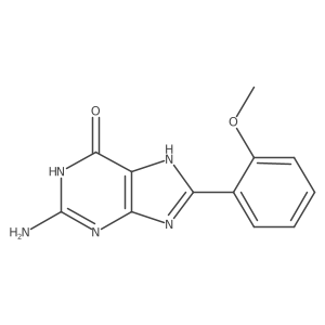 2-amino-8-(2-methoxyphenyl)-6,9-dihydro-1H-purin-6-one Structure