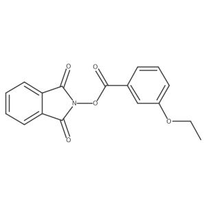 1,3-dioxo-2,3-dihydro-1H-isoindol-2-yl 3-ethoxybenzoate结构式