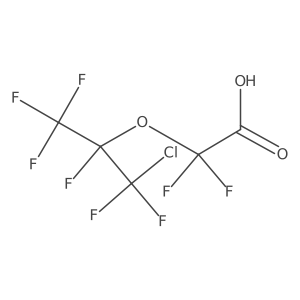[(1-Chloro-1,1,2,3,3,3-hexafluoropropan-2-yl)oxy](difluoro)acetic acid Structure