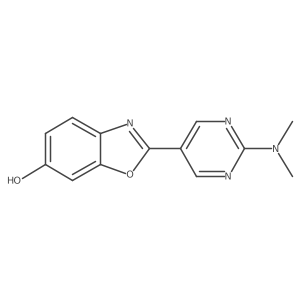 2-[2-(Dimethylamino)pyrimidin-5-yl]-1,3-benzoxazol-6-ol Structure