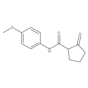 N-(4-methoxyphenyl)-2-oxocyclopentanecarboxamide Structure