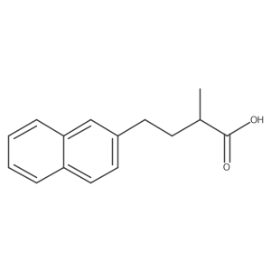 2-Methyl-4-(2-naphthyl)butanoic acid结构式