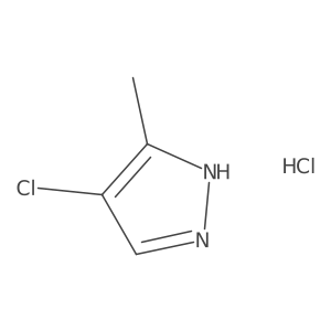 4-chloro-3-methyl-1H-pyrazole hydrochloride结构式