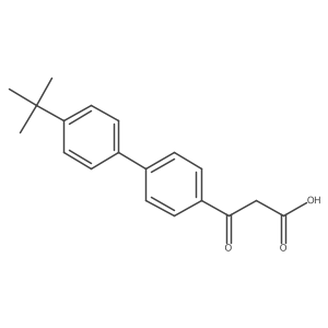 4a(2)-(1,1-Dimethylethyl)-I(2)-oxo[1,1a(2)-biphenyl]-4-propanoic acid结构式