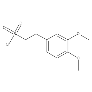 2-(3,4-Dimethoxyphenyl)ethane-1-sulfonyl chloride结构式