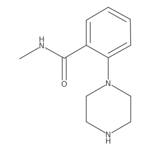 N-methyl-2-(1-piperazinyl)benzamide Structure