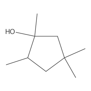 1,2,4,4-Tetramethylcyclopentan-1-ol结构式